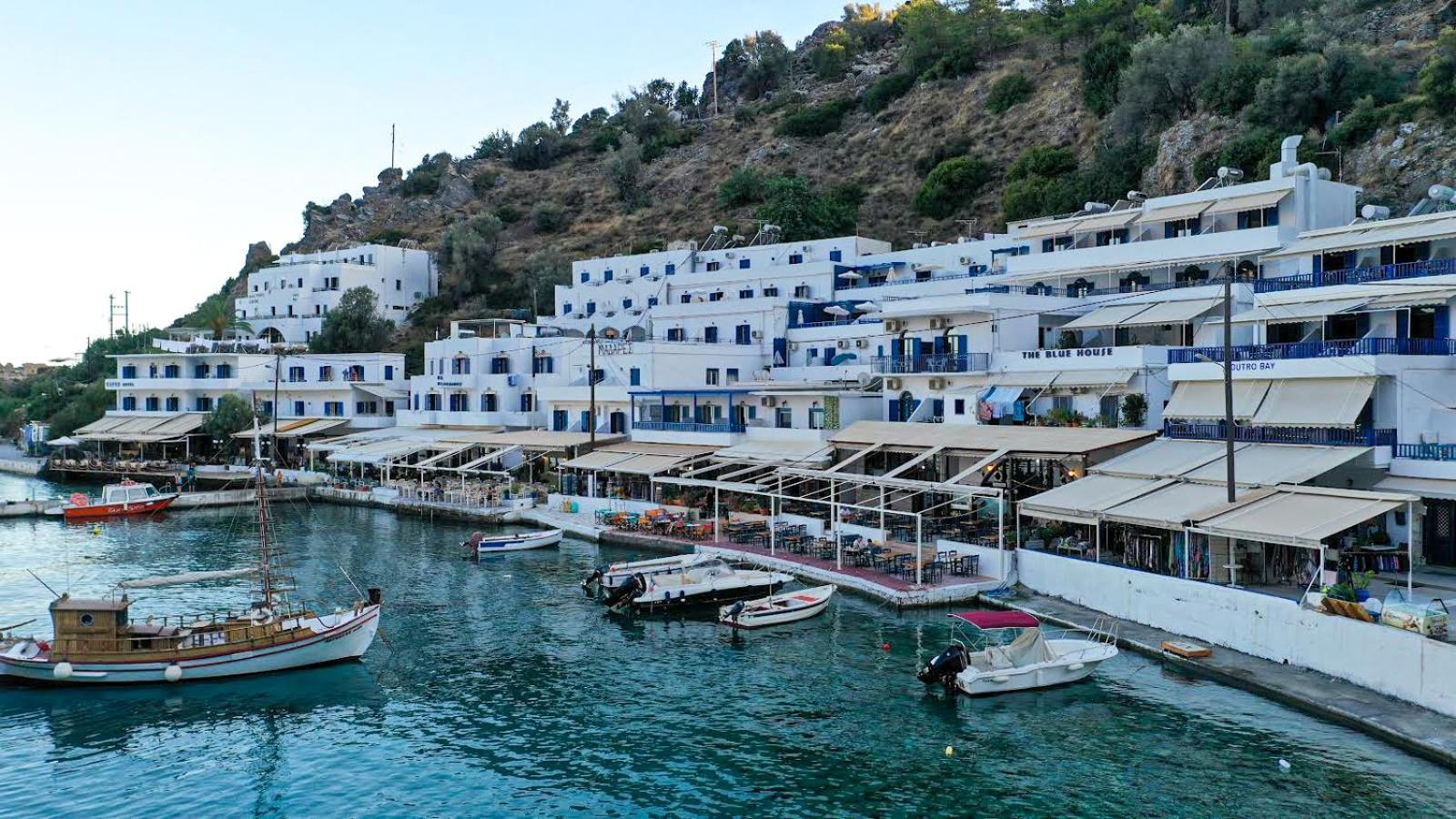 Hotel The Blue House Loutro Zewnętrze zdjęcie