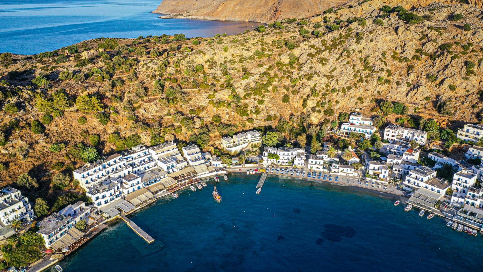 Hotel The Blue House Loutro Zewnętrze zdjęcie