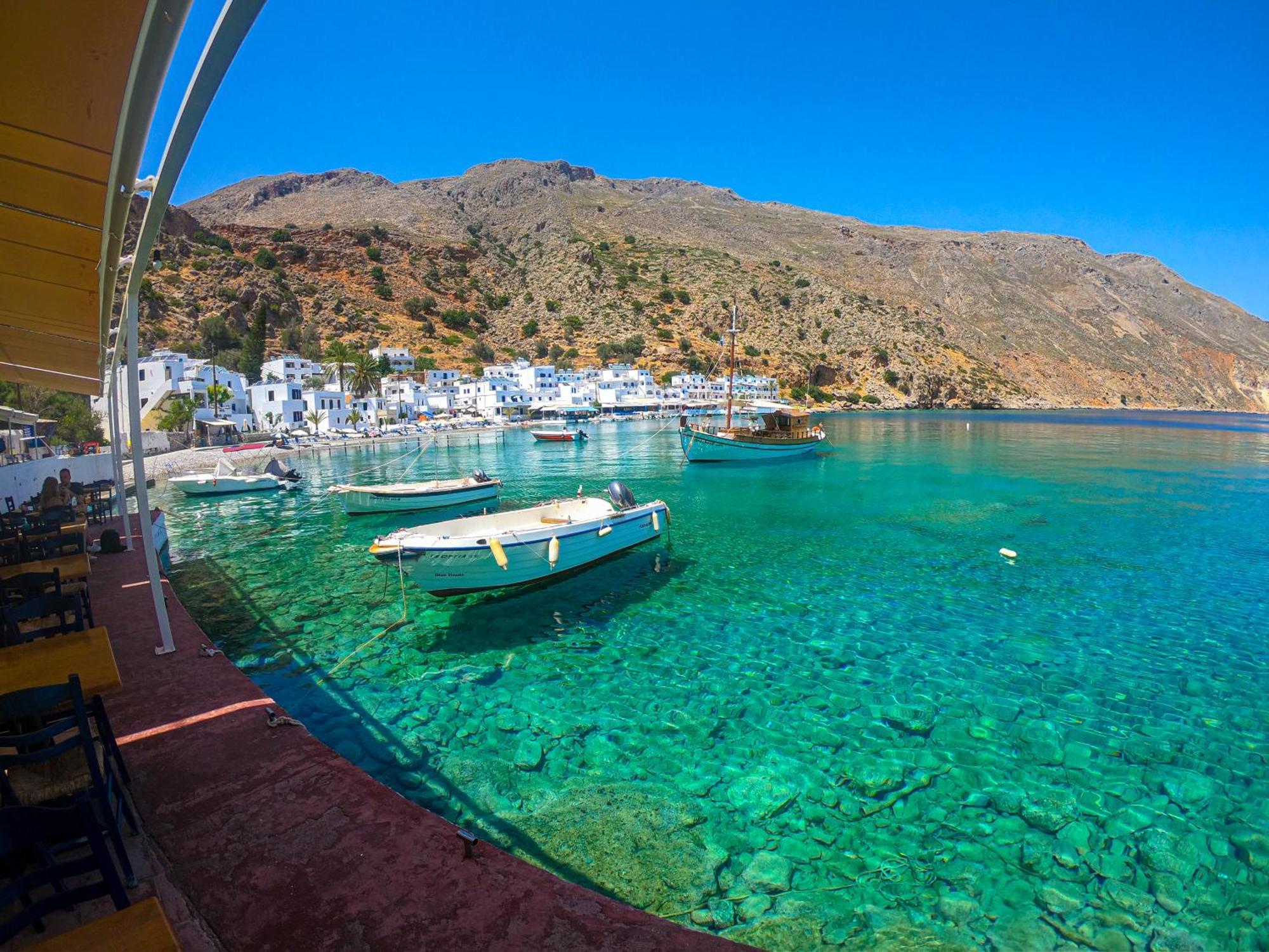 Hotel The Blue House Loutro Zewnętrze zdjęcie